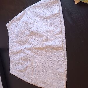 LILLY PULITZER eyelet white skirt